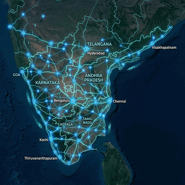 Electric mobility mission illustration